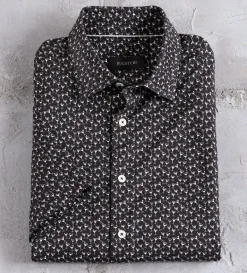 Bugatchi Martinis Shirt- Short Sleeve Sport Shirts