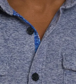 Robert Graham Long Sleeve Ortis Knit Shirt- Long Sleeve Sport Shirts
